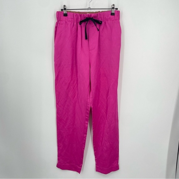 Scotch & Soda maison scotch 'Palm Cove' Pink tapered trousers drawstring Sz M - Picture 1 of 11